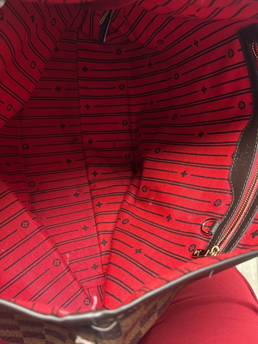 Louis Vuitton Delightful Damier Shoulder Bag - Picture 5 of 8